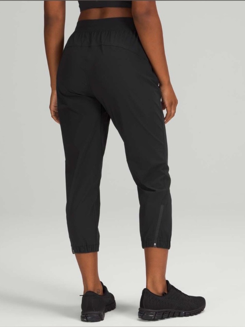 Lululemon Adapted State High-Rise Jogger Crop Black Size 12